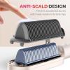 imageHair Straightener Brush TYMO Ring Hair Straightener Comb Straightening Brush for Women with 5 Temps 20s Fast Heating ampamp Dual Voltage BlackElegant Gold