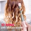 imageRotating Curling Iron 1 Inch for Beach Waves  TYMO Automatic Curling Wand for Long Hair Long Barrel Hair Curler for Women 40 Million Ions 8S Fast ampamp Easy Curl for 48H 5 Temps ampamp Dual Voltage PinkPink