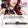 imageRotating Curling Iron 1 Inch for Beach Waves  TYMO Automatic Curling Wand for Long Hair Long Barrel Hair Curler for Women 40 Million Ions 8S Fast ampamp Easy Curl for 48H 5 Temps ampamp Dual Voltage PinkBlack