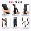 imageRotating Curling Iron 1 Inch for Beach Waves  TYMO Automatic Curling Wand for Long Hair Long Barrel Hair Curler for Women 40 Million Ions 8S Fast ampamp Easy Curl for 48H 5 Temps ampamp Dual Voltage PinkBlack