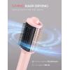 imageTYMO 30 Hair Dryer Brush Volumizer  Fast Drying Blow Dryer Brush and Smoothing Comb in One for Quick Easy Salon Blowout Hot Air Styler Heated Round Brush Compact ampamp Lightweight for Travel 25