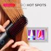 imageTYMO Cordless Hair Straightener Brush  Porta ECO Portable Straightening Brush for Travel Mini Hot Straightening Comb for Women Ceramic Coating Lightweight for Touchups AntiScald Black