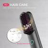 imageTYMO Cordless Hair Straightener Brush  Porta PRO Portable Straightening Brush for Travel Mini Ionic Hot Comb Straightener for Women Lightweight onThego Cordless and Fast Charger Dual PowerBlack