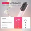 imageTYMO Cordless Hair Straightener Brush  Porta PRO Portable Straightening Brush for Travel Mini Ionic Hot Comb Straightener for Women Lightweight onThego Cordless and Fast Charger Dual Power