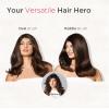 imageTYMO Hair Dryer Brush Blow Dryer Brushes in One Hot Air Brush with 3 Barrels as Dryer Volumizer Straightener Styler 110000 RPM HighSpeed Blow Out Brush 200M Negative Ions for Smooth FrizzFree