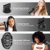 imageTYMO Hair Dryer with Diffuser for Women  1500W Professional High Speed Blow Dryer with Comb 110000RPM Fast Dry 200 Million Ionic Hairdryer 4 Temps ampamp 3 Speeds 8 Ft Cord for Salon Metal GrayGraphite