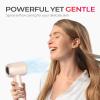 imageTYMO Ionic Hair Dryer for Women High Speed Travel Blow Dryer for 5X Faster Drying ampamp 0 Damage Professional Portable Quiet Hairdryer with 400M Negative Ions 4 Tempsampamp 2 Speeds 110000 RPM Gold BlushGold Blush