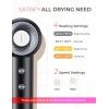 imageTYMO Ionic Hair Dryer for Women High Speed Travel Blow Dryer for 5X Faster Drying ampamp 0 Damage Professional Portable Quiet Hairdryer with 400M Negative Ions 4 Tempsampamp 2 Speeds 110000 RPM Gold BlushGrey