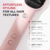 imageTYMO Ring Hair Straightener Brush  Hair Straightening Iron with Builtin Comb 20s Fast Heating ampamp 5 Temp Settings ampamp AntiScald Perfect for Professional Salon at Home Sakura PinkSakura Pink