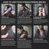 imageTYMO Ring Hair Straightener Brush  Hair Straightening Iron with Builtin Comb 20s Fast Heating ampamp 5 Temp Settings ampamp AntiScald Perfect for Professional Salon at Home Sakura PinkSakura Pink