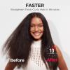 imageUpgraded Hair Straightener Brush  TYMO Ionic Straightening Brush with Dense Bristles 16 Temps Dual Voltage  Heat Brush Straightener for Women  AntiScald Flat Iron Comb for Thick Curly HairBlack