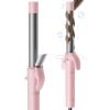 imageRotating Curling Iron 1 Inch for Beach Waves  TYMO Automatic Curling Wand for Long Hair Long Barrel Hair Curler for Women 40 Million Ions 8S Fast ampamp Easy Curl for 48H 5 Temps ampamp Dual Voltage PinkPink
