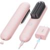 imageTYMO Cordless Hair Straightener Brush  Porta PRO Portable Straightening Brush for Travel Mini Ionic Hot Comb Straightener for Women Lightweight onThego Cordless and Fast Charger Dual Power