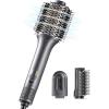 imageTYMO Hair Dryer Brush Blow Dryer Brushes in One Hot Air Brush with 3 Barrels as Dryer Volumizer Straightener Styler 110000 RPM HighSpeed Blow Out Brush 200M Negative Ions for Smooth FrizzFree