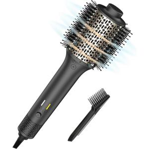 imageBlow Dryer Brush TYMO HighSpeed Hair Dryer Brush for Fast Dry and Style Hot Air Blowout Brush One Step Volumizer with 200M Negative Ion for Smooth FrizzFreeGold