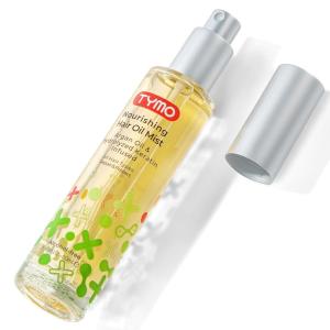imageTYMO Argan Hair Oil Spray  Hydrating Veganic Natural 6 Blend Oil for Frizzy ampamp Dry Hair Organic Pure Formula Daily Use for Hair Smooth Damaged Ends Olive Oil Infused Add Shine169 Fl Oz Pack of 1
