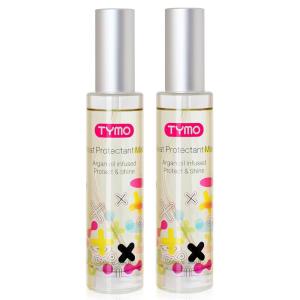 imageTYMO Heat Protectant Spray for Hair with Argan Oil for Styling Tools Heat Protection Spray to Smooth ampamp Hydrate Natural Clean Formulation Multibenefit Treatment Lightweight for All Hair Types169 Fl Oz Pack of 2