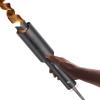 imageTYMO Automatic Rotating Curling Iron  TYMO CURLPRO Beach Waves Curling Wand Portable Hair Curler 500 Million Ionic Dual Voltage ampamp Lightweight for Travel Ceramic Coating 1 Inch Metallic GrayMetallic Gray