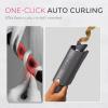 imageTYMO Automatic Rotating Curling Iron  TYMO CURLPRO Beach Waves Curling Wand Portable Hair Curler 500 Million Ionic Dual Voltage ampamp Lightweight for Travel Ceramic Coating 1 Inch Metallic GrayMetallic Gray