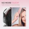 imageTYMO Hair Brush Detangler for Women  Boar Bristle Detangling Brushes for Wet ampamp Dry Hair Paddle Vented Hairbrush Hair Accessories for Girls Cepillos Para Cabello for TYMO ROVY CURLPRO ampamp RING Pink