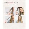 imageRotating Automatic Curling Iron for Beach Waves  TYMO Curling Wand for Long Hair Extra Long Barrel Ceramic Hair Curler for Women 40M Ionic ampamp Dual Voltage 5 Temps ampamp 30s Heatup 125 Inch PinkPink