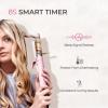 imageRotating Automatic Curling Iron for Beach Waves  TYMO Curling Wand for Long Hair Extra Long Barrel Ceramic Hair Curler for Women 40M Ionic ampamp Dual Voltage 5 Temps ampamp 30s Heatup 125 Inch PinkPink