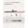 imageRotating Automatic Curling Iron for Beach Waves  TYMO Curling Wand for Long Hair Extra Long Barrel Ceramic Hair Curler for Women 40M Ionic ampamp Dual Voltage 5 Temps ampamp 30s Heatup 125 Inch PinkPink