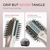 imageTYMO 20 Hair Blow Dryer Brush  Round Blowout Hot Air Brush One Step Volumizer Upgraded 2 Inch Barrel for Short Hair 3X Faster Drying 06 lb Ultra Lightweight Straightener and Curling in One