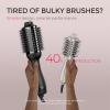 imageTYMO 20 Hair Blow Dryer Brush  Round Blowout Hot Air Brush One Step Volumizer Upgraded 2 Inch Barrel for Short Hair 3X Faster Drying 06 lb Ultra Lightweight Straightener and Curling in One