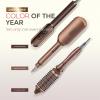 imageTYMO 2025 Limited Edition Styling Set  Include TYMO ROVY Hair Crimper Wave Curling Iron ampamp Ring Plus Straightener Brush ampamp STYLUX Thermal Brush 3 in 1 Ionic Hair Curler Tool Set for Women