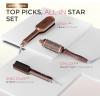 imageTYMO 2025 Limited Edition Styling Set  Include TYMO ROVY Hair Crimper Wave Curling Iron ampamp Ring Plus Straightener Brush ampamp STYLUX Thermal Brush 3 in 1 Ionic Hair Curler Tool Set for Women