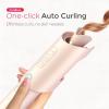 imageTYMO Cordless Automatic Curling Iron  Upgraded TYMO CurlGo Smart 1 Inch Rotating Curling Wand for Travel Ionic Beach Waves Portable Hair Curlers for Women AntiScald Safe ampamp TangleFree Gold Blush