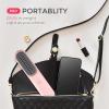 imageTYMO Cordless Hair Straightener Brush  Porta PRO Portable Straightening Brush for Travel Mini Ionic Hot Comb Straightener for Women Lightweight onThego Cordless ampamp Fast Charger Dual Power Pink