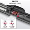 imageTYMO Curling Iron Set  3 in 1 Ceramic Hair Curler 12 1 1 12 Inch Professional Ionic Curling Wand for Travel Fast Heating 5 Temps ampamp Dual Voltage for Shiny Defined Curls to Beach WavesBlack