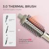 imageTYMO StyluxPro Thermal Brush Curling Brush  800M Ionic Heated Round Volumizer with 3D Straightener Teeth 20 Larger Barrel for Faster Blowout 5Temp Travel Dual Voltage Salon Styler 15 Inch