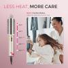 imageTYMO StyluxPro Thermal Brush Curling Brush  800M Ionic Heated Round Volumizer with 3D Straightener Teeth 20 Larger Barrel for Faster Blowout 5Temp Travel Dual Voltage Salon Styler 15 Inch