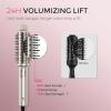 imageTYMO StyluxPro Thermal Brush Curling Brush  800M Ionic Heated Round Volumizer with 3D Straightener Teeth 20 Larger Barrel for Faster Blowout 5Temp Travel Dual Voltage Salon Styler 15 Inch