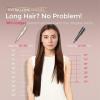 imageUpgraded Automatic Rotating Curling Iron  TYMO CurlPro Plus Long Barrel Curling Wand for Long Hair Ceramic Hair Curler for Women AntiScald TangleFree 600M Ionic Dual Voltage Gold 1 14 InchGold