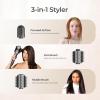imageTYMO Hair Dryer Brush Blow Dryer Brush in One Hot Air Brushes with 3 Barrels as Dryer Volumizer Straightener MultiStyler 110000 RPM HighSpeed Motor Air Wrap 200M Negative Ions for FrizzFree